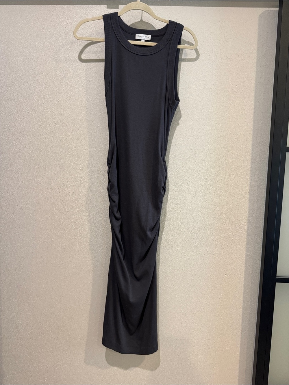Michael Stars Sleeveless charcoal Midi Tank Dress
